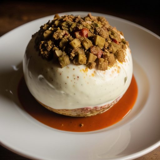 Holiday Ham & Chili Cheese Ball recipe image