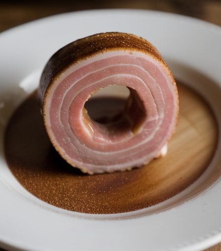 Holiday Ham Slice With Cinnamon Apple Rings recipe image