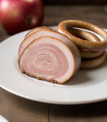 Holiday Ham Slice With Cinnamon Apple Rings - recipe image