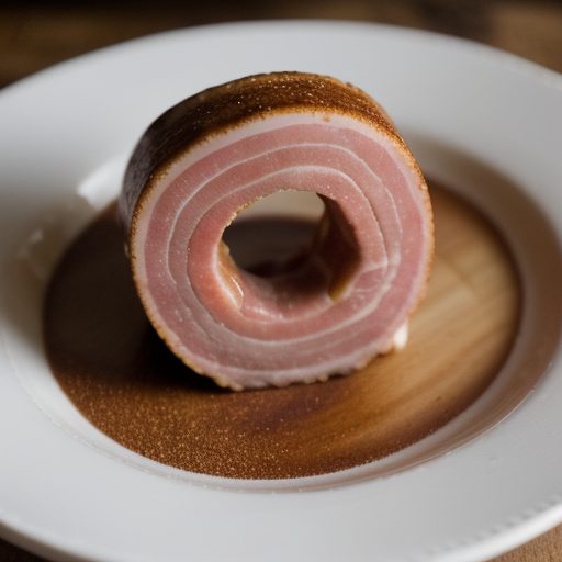 Holiday Ham Slice With Cinnamon Apple Rings recipe image