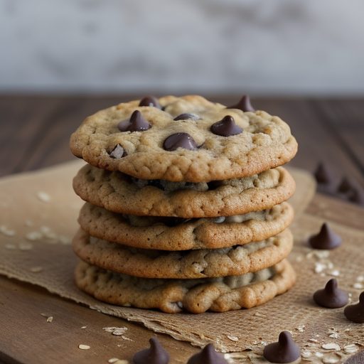 Holiday Oatmeal Chocolate Chip Cookies recipe image