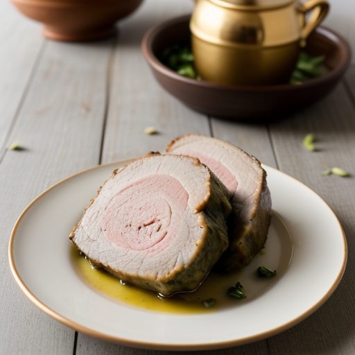 Holiday Stuffed Pork Roast recipe image
