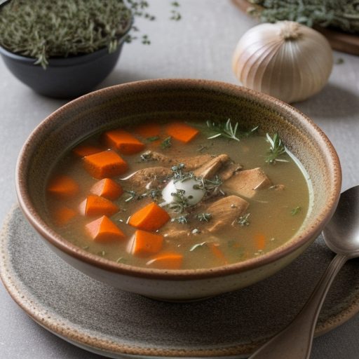 Hollandse Kippesoep (Spiced Chicken Soup recipe image