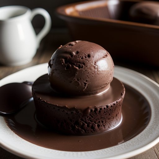 Home-Made Fudgy Chocolate Ice Cream recipe image
