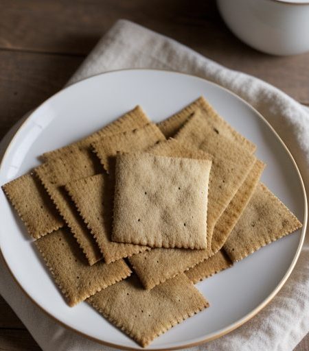 Homemade Wheat Thins recipe image