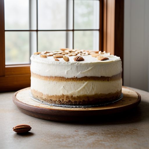 Honey Almond Cheesecake recipe image