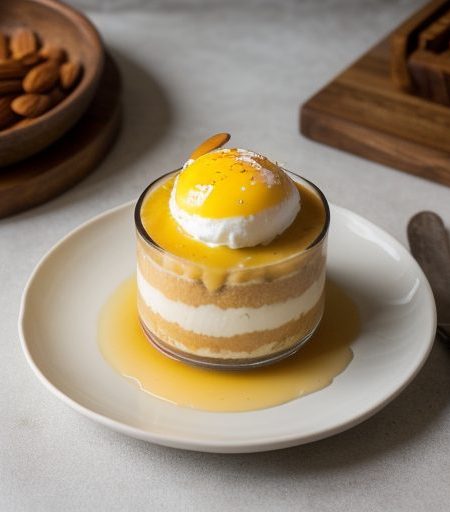 Honey-Almond Parfait recipe image