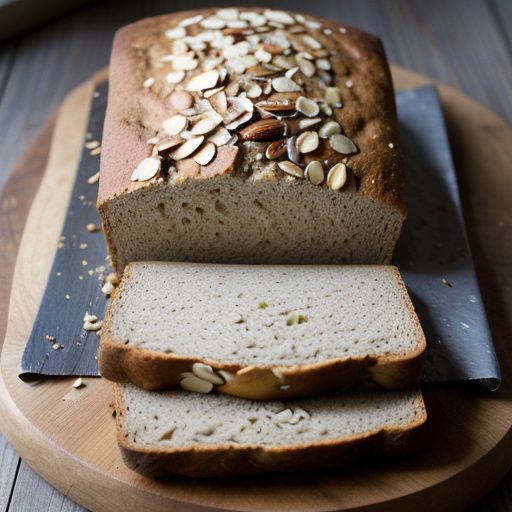 Honey Almond Whole Wheat Bread recipe image