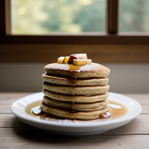 Honey-Apple Pancakes recipe image