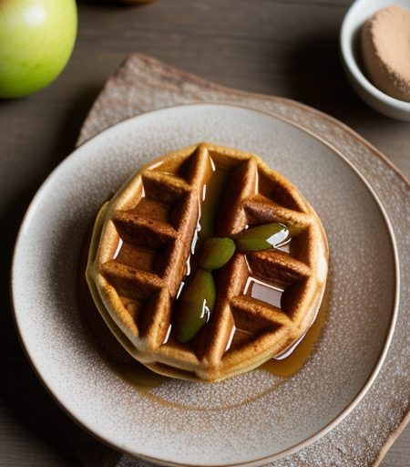 Honey Apple Waffles recipe image