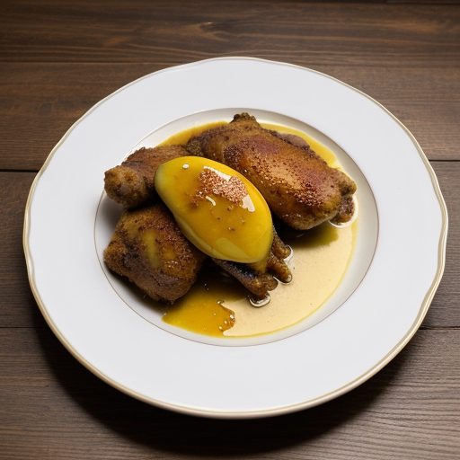 Honey & Bacon Fried Chicken With Lemon Gravy recipe image
