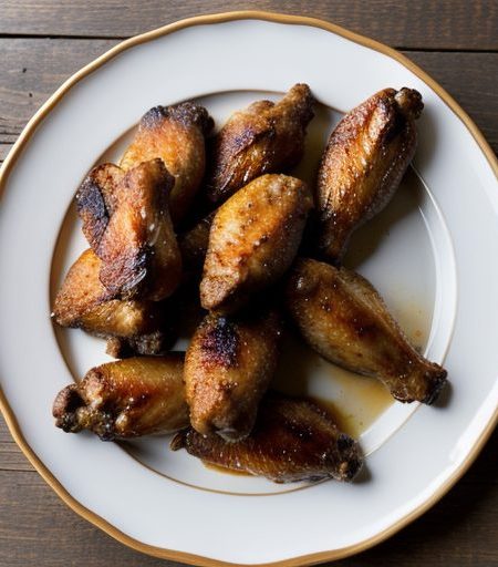 Honey Baked Chicken Wings recipe image