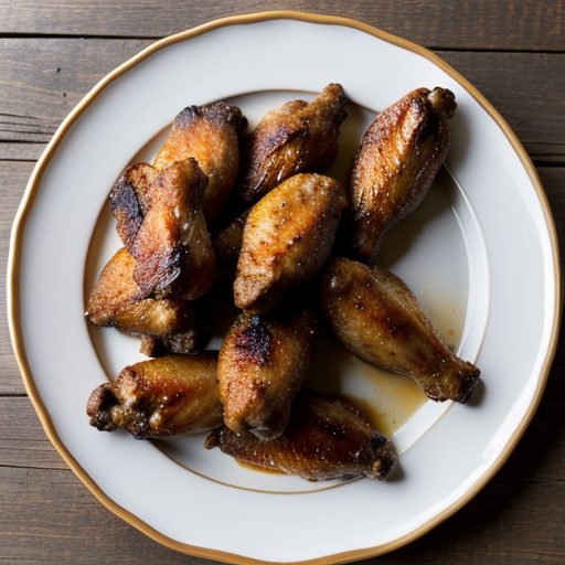 Honey Baked Chicken Wings recipe image