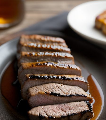 Honey-Bourbon Grilled Pork Tenderloin - Cooki recipe image