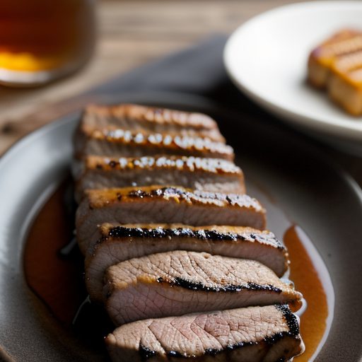 Honey-Bourbon Grilled Pork Tenderloin - Cooki recipe image