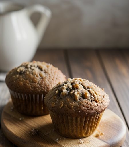 Honey-Bran Muffins With Cheddar Cheese - Bon Appetit recipe image
