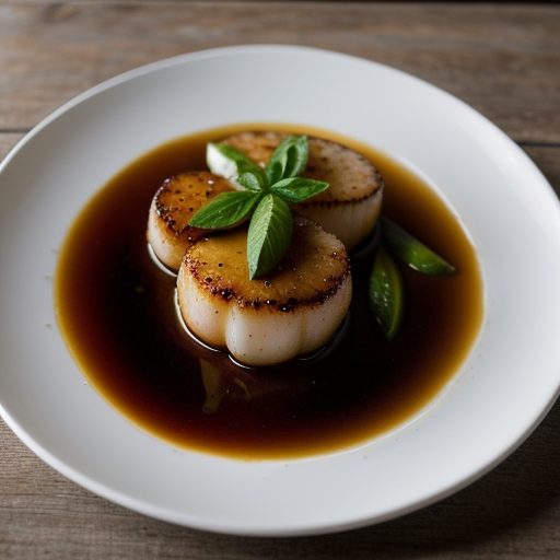 Honey Broiled Sea Scallops recipe image