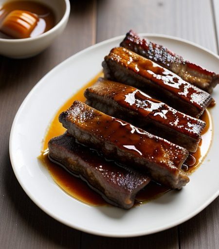 Honey-Garlic Spareribs recipe image