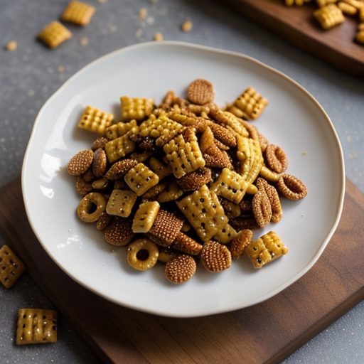 Honey-Glazed Snack Mix recipe image