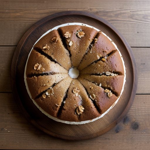 Honey Glazed Walnut Cake recipe image