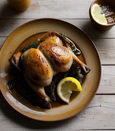 Honey: Honey Lemon Roasted Chicken recipe image