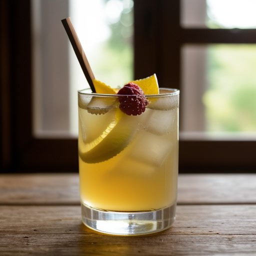 Honey Lemonade With Frozen Fruit Cubes (3.5 PTS recipe image