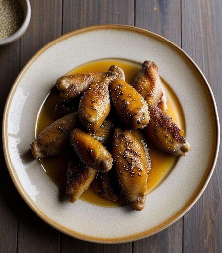 Honey Mustard Chicken Wings recipe image