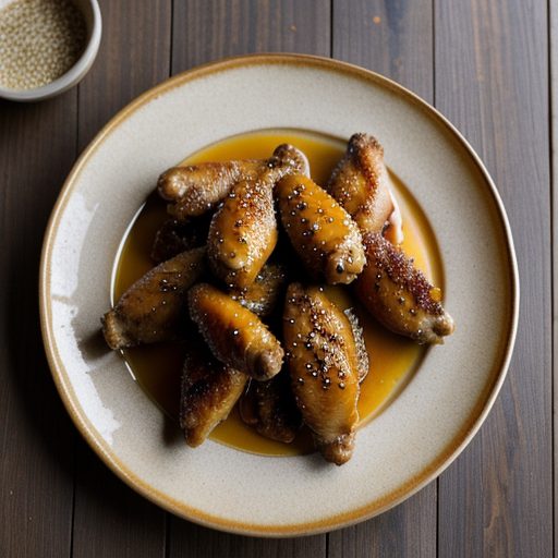Honey Mustard Chicken Wings recipe image