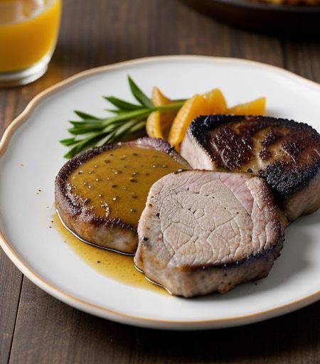 Honey Mustard Pork Chops recipe image