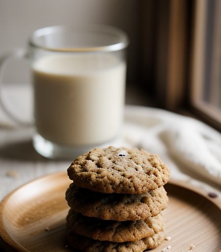 Honey Oatmeal Cookies recipe image