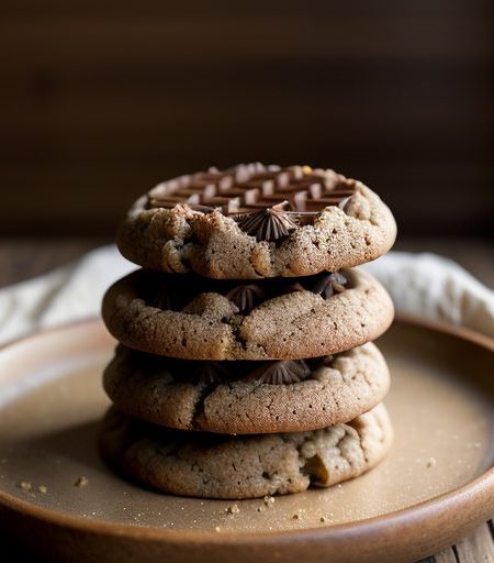 Honey-Peanut Butter Cup Cookies recipe image