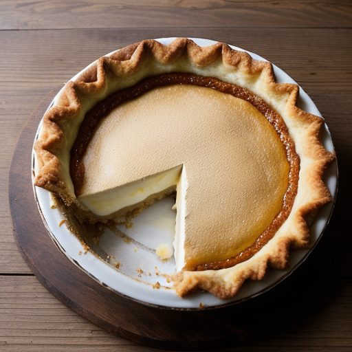Honey Sour Cream Pie recipe image