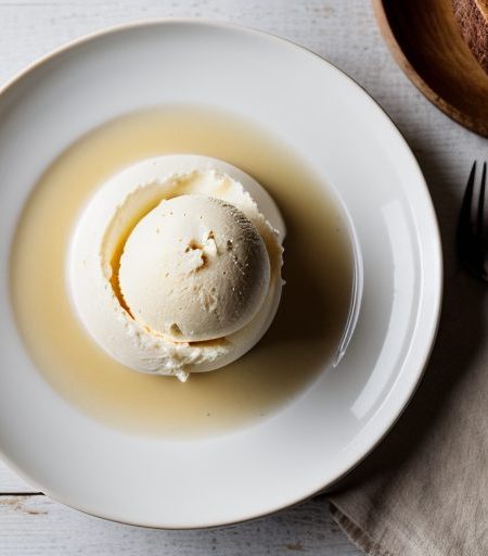 Honey Vanilla Ice Cream recipe image