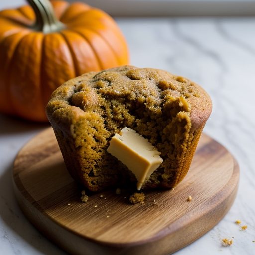 Honey-Wheat Pumpkin Muffins recipe image