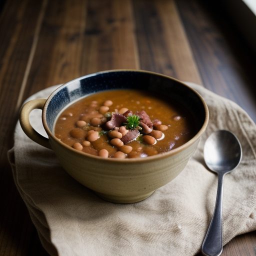 Hoosier Bean Soup recipe image