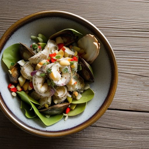 Hot Artichoke Seafood Salad recipe image
