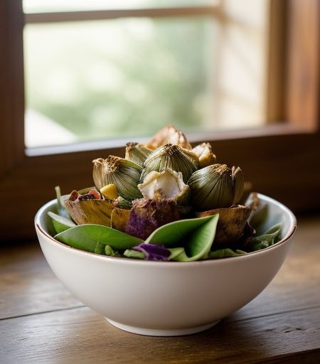 Hot Artichoke Seafood Salad recipe image