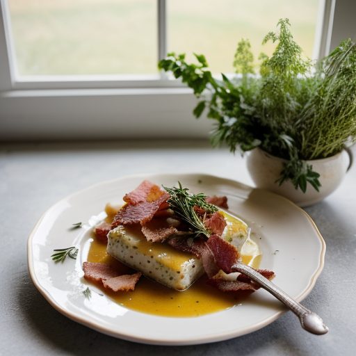 Hot Bacon Dressing & Flaming Salad recipe image