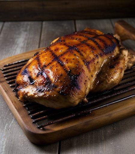 Hot Barbecued Chicken recipe image