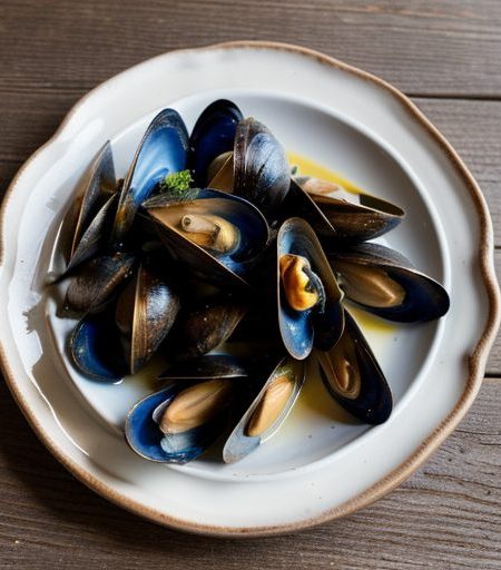 Hot Buttered Mussels (Irish recipe image