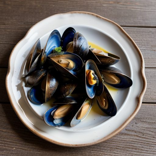 Hot Buttered Mussels (Irish recipe image