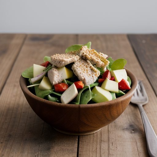 Hot Chicken & Apple Salad recipe image