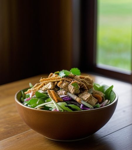 Hot Chinese Chicken Salad recipe image