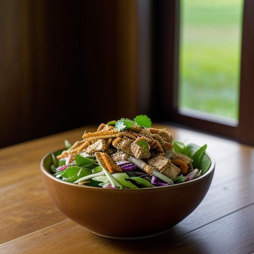 Hot Chinese Chicken Salad recipe image