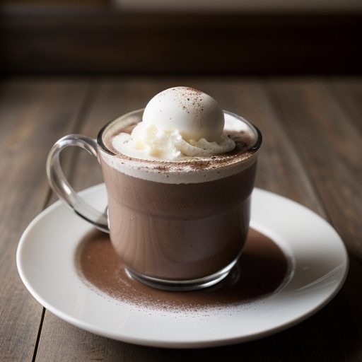 Hot Chocolate Float recipe image