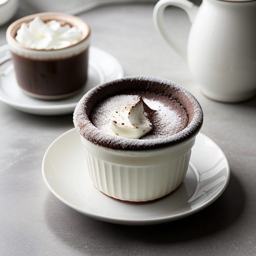 Hot Chocolate Souffle' recipe image