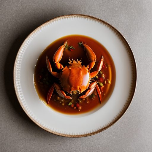 Hot Crab With Vegetables Fbfj97 A recipe image