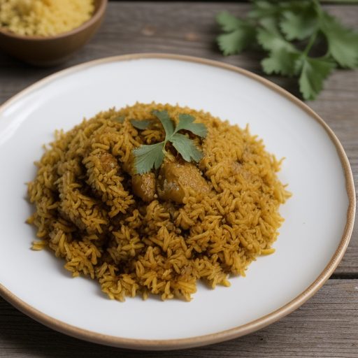 Hot Curried Rice recipe image