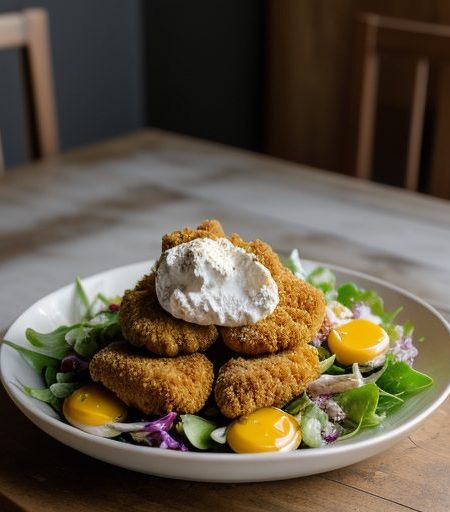 Hot Fried Chicken Salad recipe image