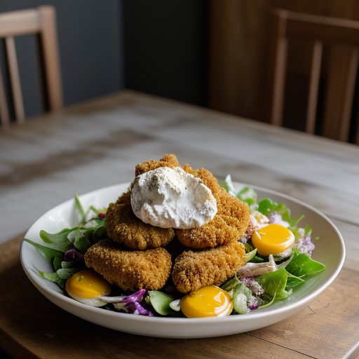 Hot Fried Chicken Salad recipe image